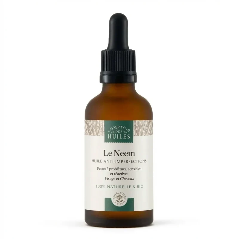 Huile de Neem BIO 50 ml - Anti-imperfections - Comptoir des Huiles