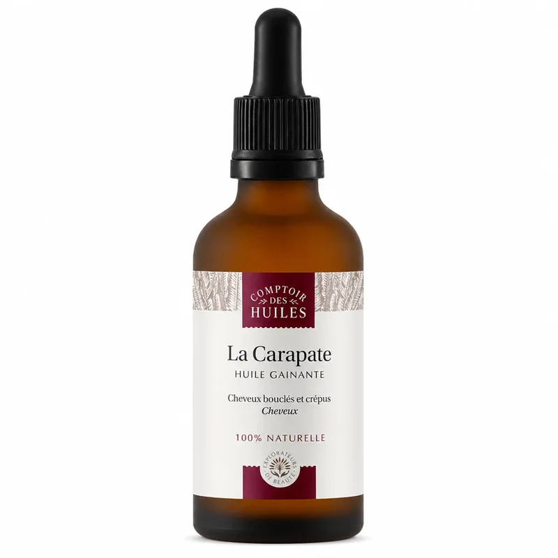 Huile de Carapate Bio (Ricin Noir) 50ml - Gainante & Fortifiante - Comptoir des Huiles