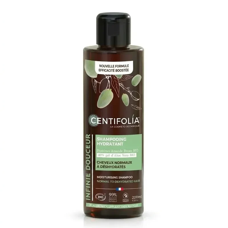 Shampoing Bio Hydratant cheveux normaux à déshydratés - 200ml - Centifolia