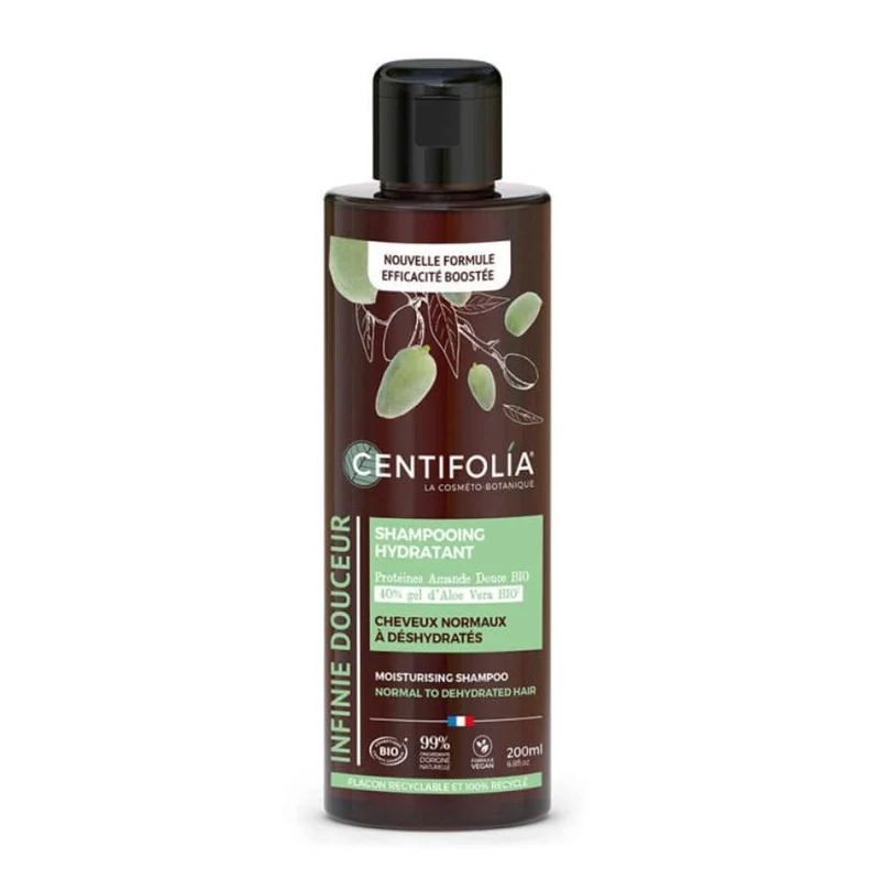 Shampoing Bio Hydratant cheveux normaux à déshydratés - 200ml - Centifolia