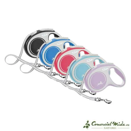 FLEXI New Comfort Leash avec sangle pour chien