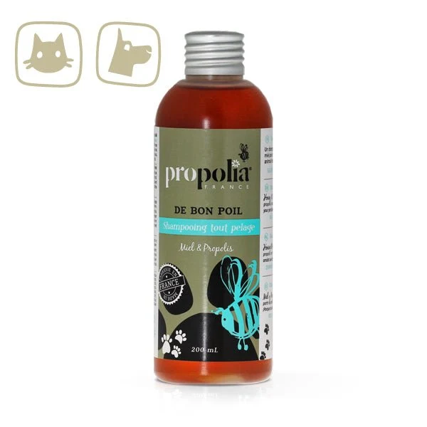 Shampoing Naturel pour Chien - Tout Pelage - Miel et Propolis - Propolia