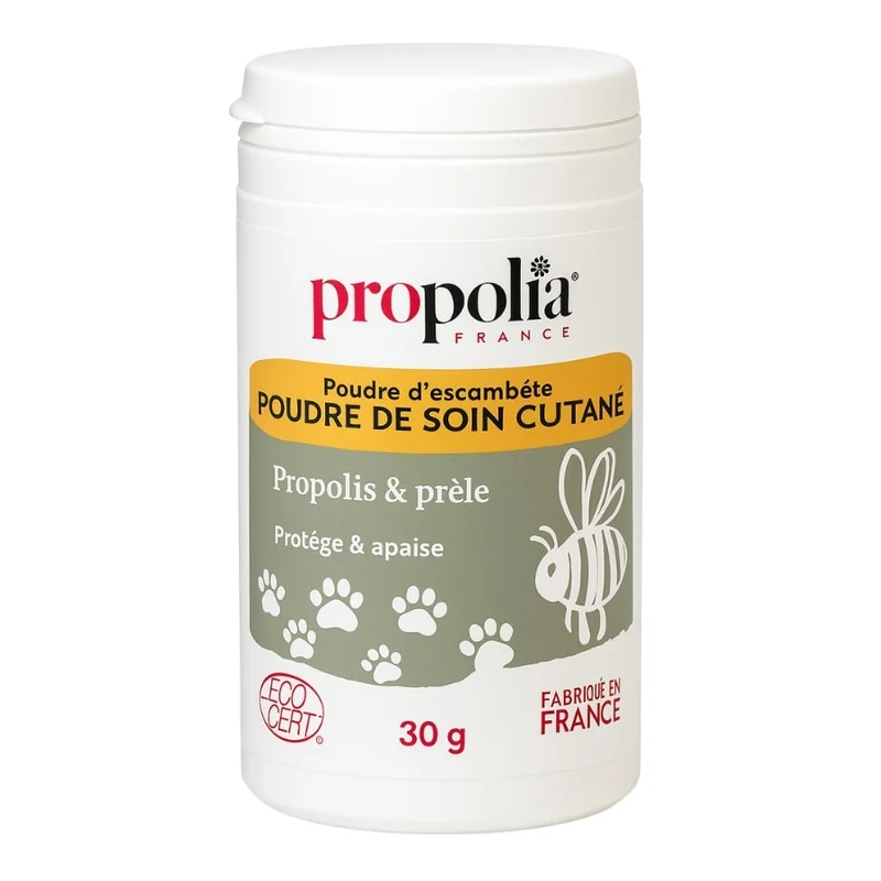 Poudre de Soin Cutané Chien & Chat - Protège & Apaise - Propolia