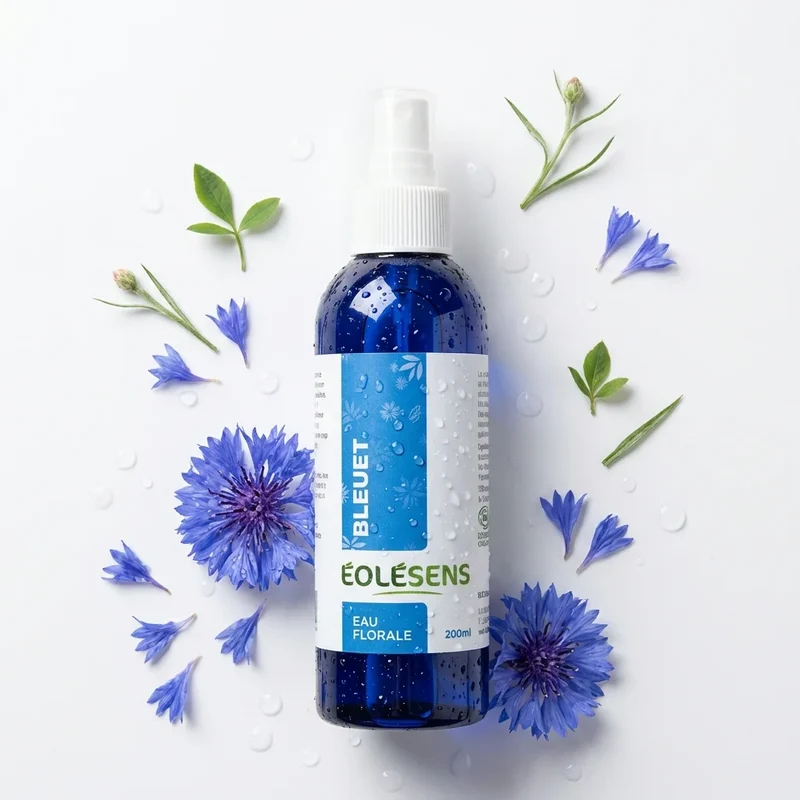 Eau Florale de Bleuet Bio sans Alcool - 200 ml - Eolesens