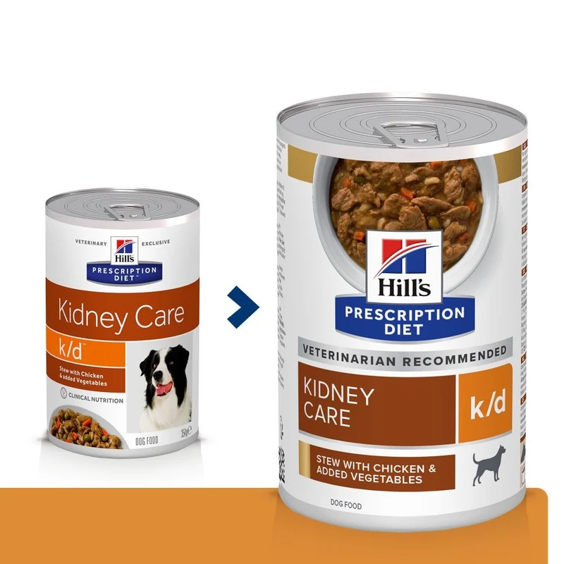 Hill's Prescription Diet k/d Kidney Care en mijotés au poulet - pâtée chien