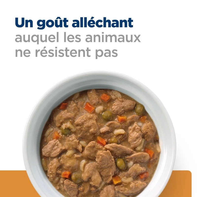 Hill's Prescription Diet k/d Kidney Care en mijotés au poulet - pâtée chien