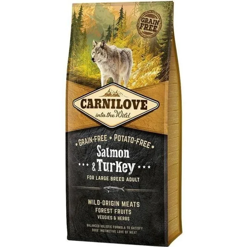 CARNILOVE Adult Large Saumon & Dinde 12kg