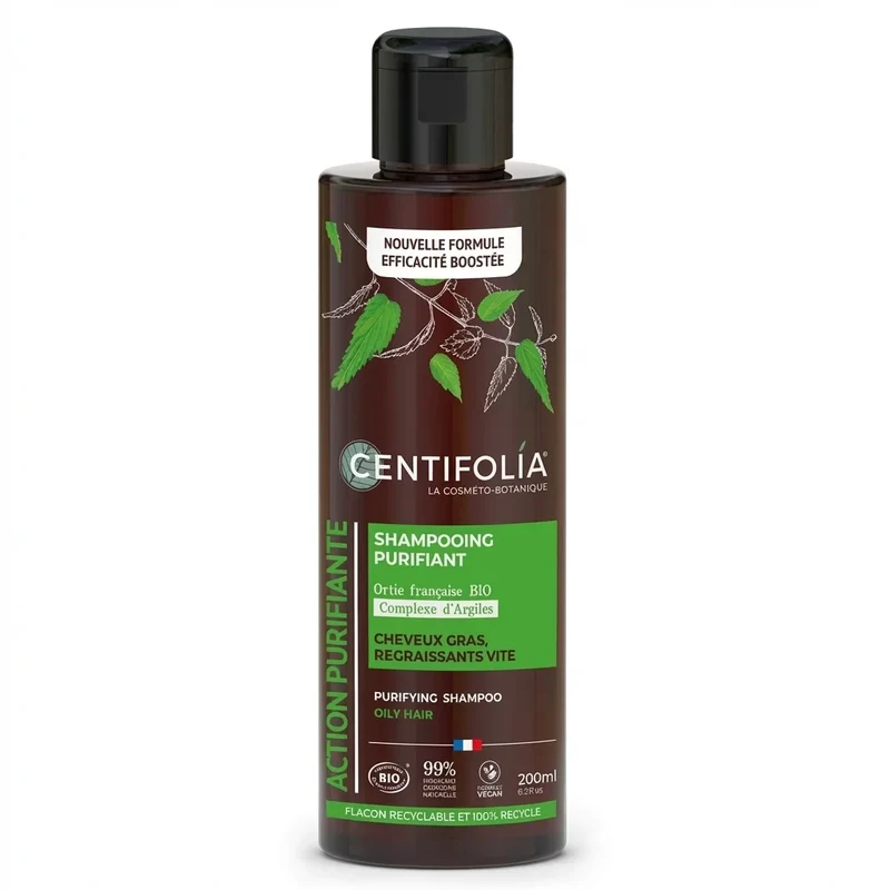 Shampoing Crème Purifiant Cheveux Gras - 200ml - Centifolia