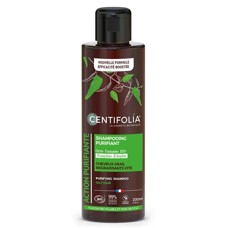 Shampoing Crème Purifiant Cheveux Gras - 200ml - Centifolia