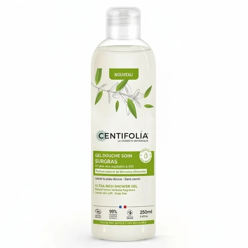 Gel Douche Surgras Parfum Verveine Citronnée - 250ml - Centifolia