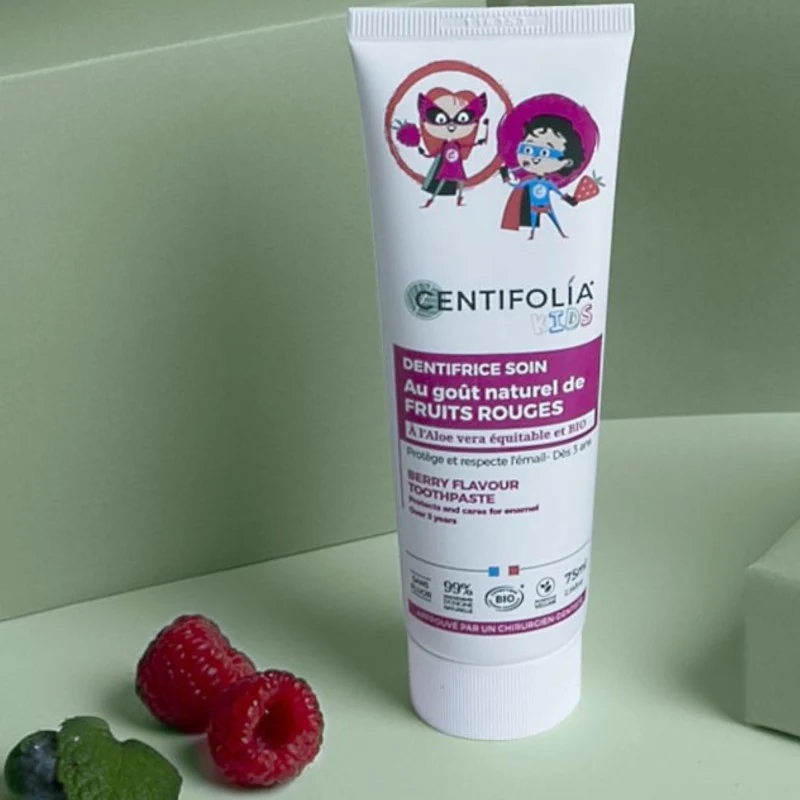 Dentifrice Fruits Rouges Enfants - 75ml - Centifolia