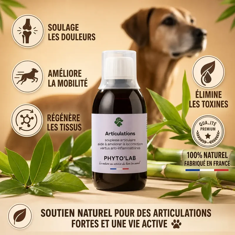 Articulations - Arthrose et Rhumatisme Chien et Chat - 250ml - Phyto'Lab