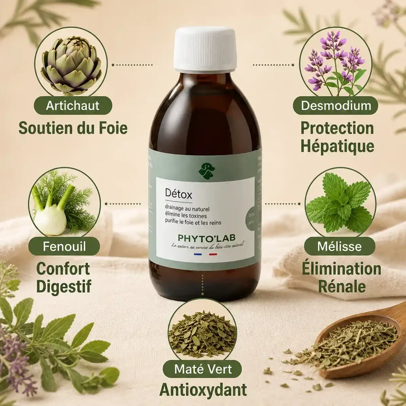 Detox Chien & Chat - Soutien du Foie et des Reins - 250ml - Phyto'Lab