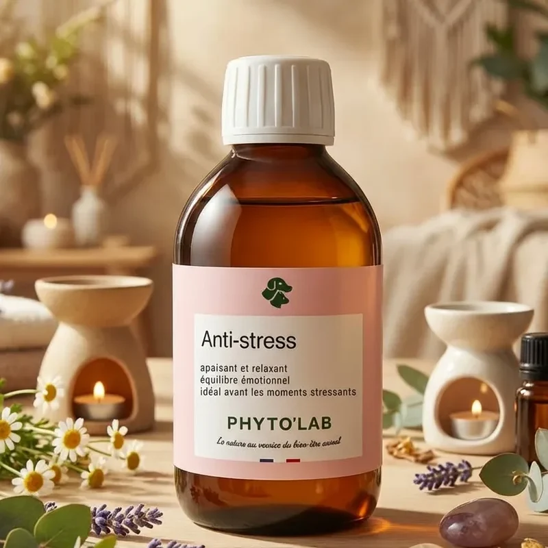 Sirop Anti-Stress Chien Chat 250ml - Calme & Apaise - Phyto'Lab