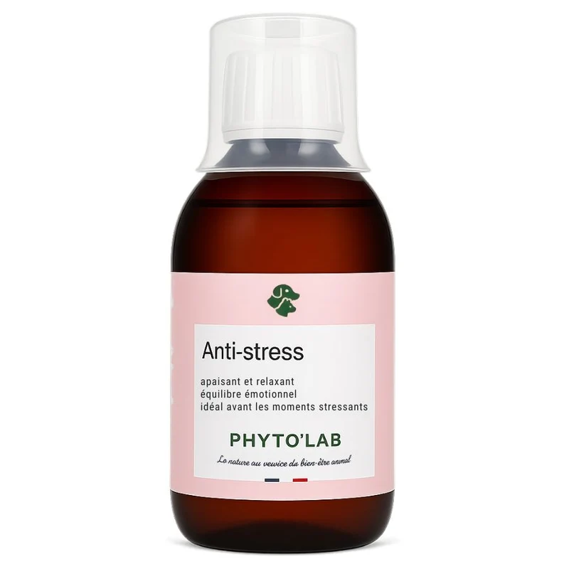 Sirop Anti-Stress Chien Chat 250ml - Calme & Apaise - Phyto'Lab