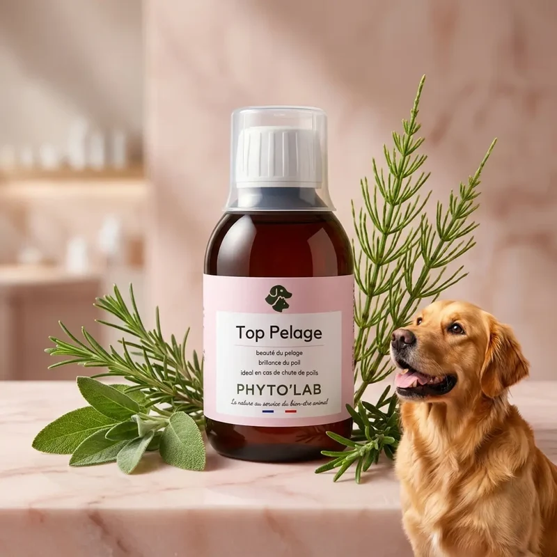 Top Pelage - Chien et Chat - Brillance du Poil - 250ml - Phyto'Lab