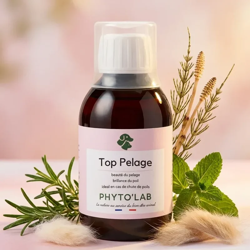 Top Pelage - Chien et Chat - Brillance du Poil - 250ml - Phyto'Lab