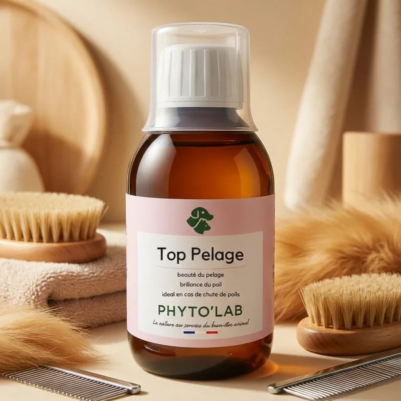 Top Pelage - Chien et Chat - Brillance du Poil - 250ml - Phyto'Lab