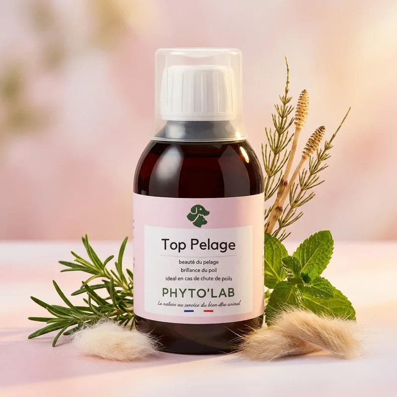 Top Pelage - Chien et Chat - Brillance du Poil - 250ml - Phyto'Lab