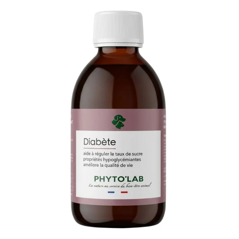 DIABETE - Complément Naturel pour Chiens et Chats Diabétiques - Phyto'Lab