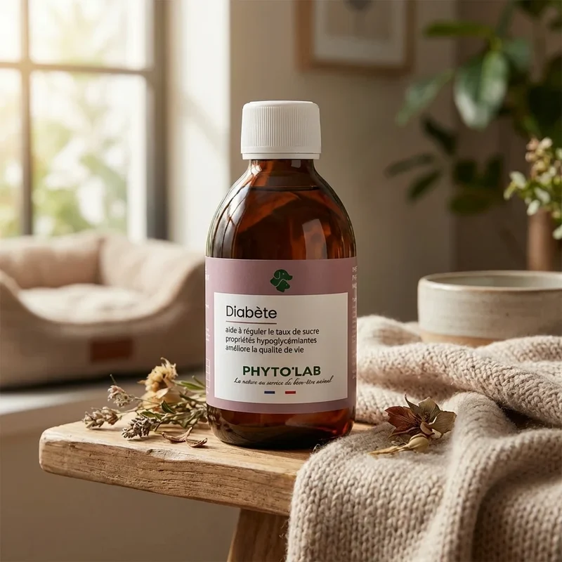 DIABETE - Complément Naturel pour Chiens et Chats Diabétiques - Phyto'Lab