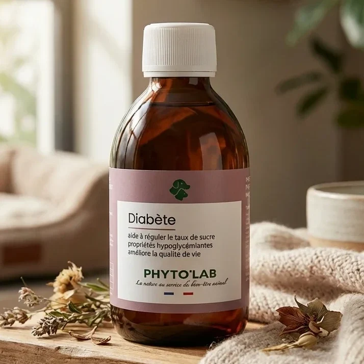 DIABETE - Complément Naturel pour Chiens et Chats Diabétiques - Phyto'Lab