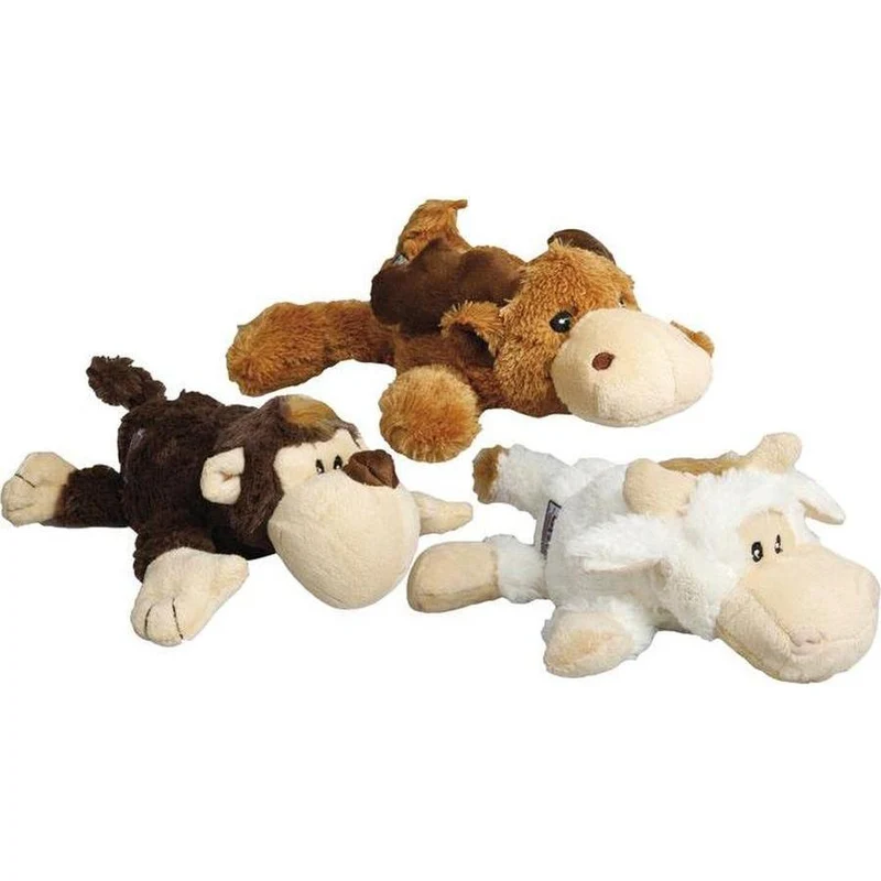 KONG Cozie Assorted Naturals Jouet en Peluche pour Chien Taille M