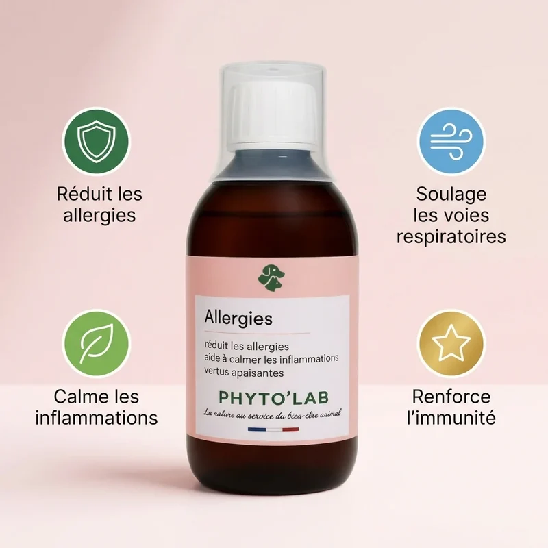 Allergies - Traitement Allergies Chien Chat - 200 ml - Phyto'Lab