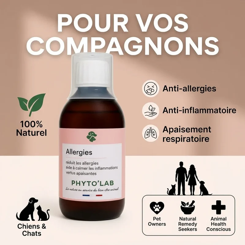 Allergies - Traitement Allergies Chien Chat - 200 ml - Phyto'Lab