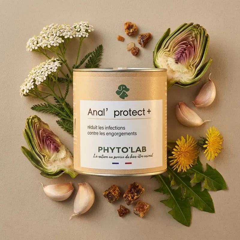 Anal' Protect + - Santé des Glandes Anales Chien - 90 gélules - Phyto'Lab