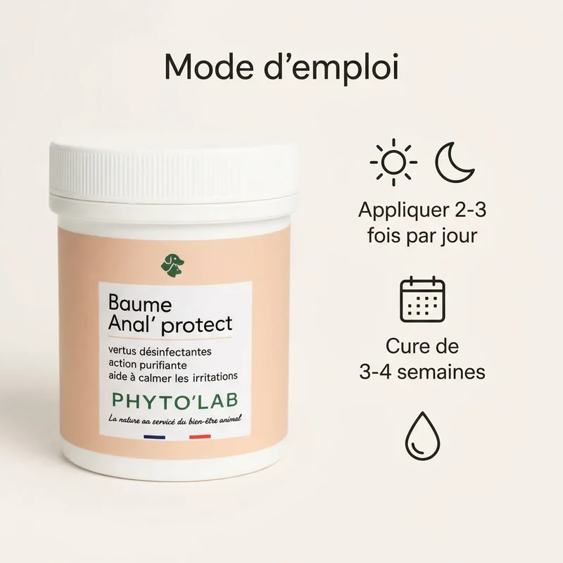 Baume Anal Protect - Santé des glandes anales - 50g - Phyto'Lab