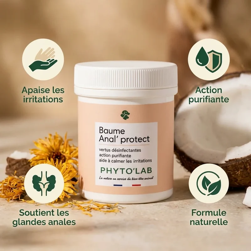 Baume Anal Protect - Santé des glandes anales - 50g - Phyto'Lab