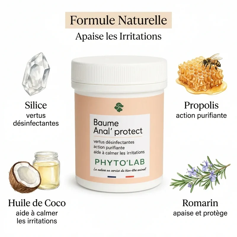 Baume Anal Protect - Santé des glandes anales - 50g - Phyto'Lab