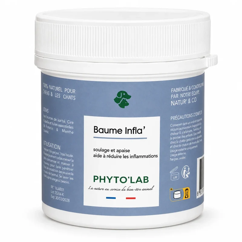 Baume inflammatoire - Muscles et Articulations Chien et Chat - 80g - Phyto'Lab