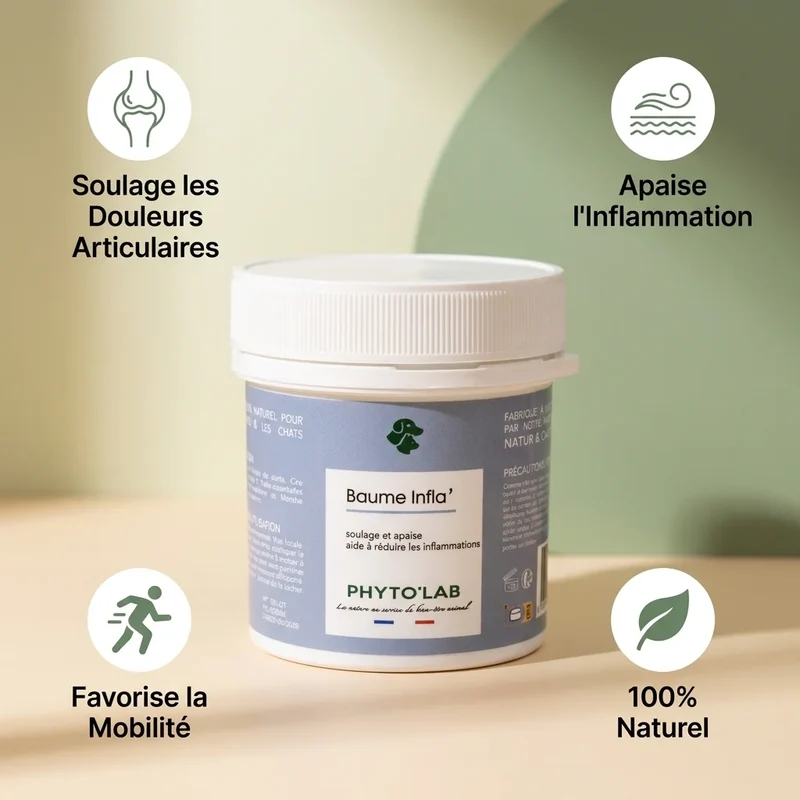 Baume inflammatoire - Muscles et Articulations Chien et Chat - 80g - Phyto'Lab