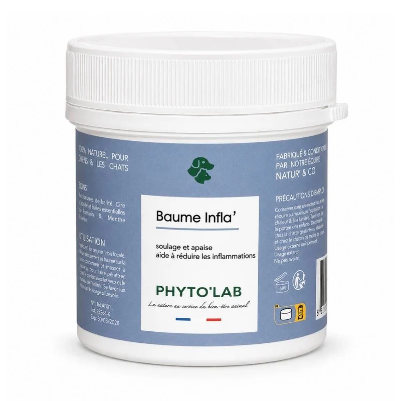 Baume inflammatoire - Muscles et Articulations Chien et Chat - 80g - Phyto'Lab