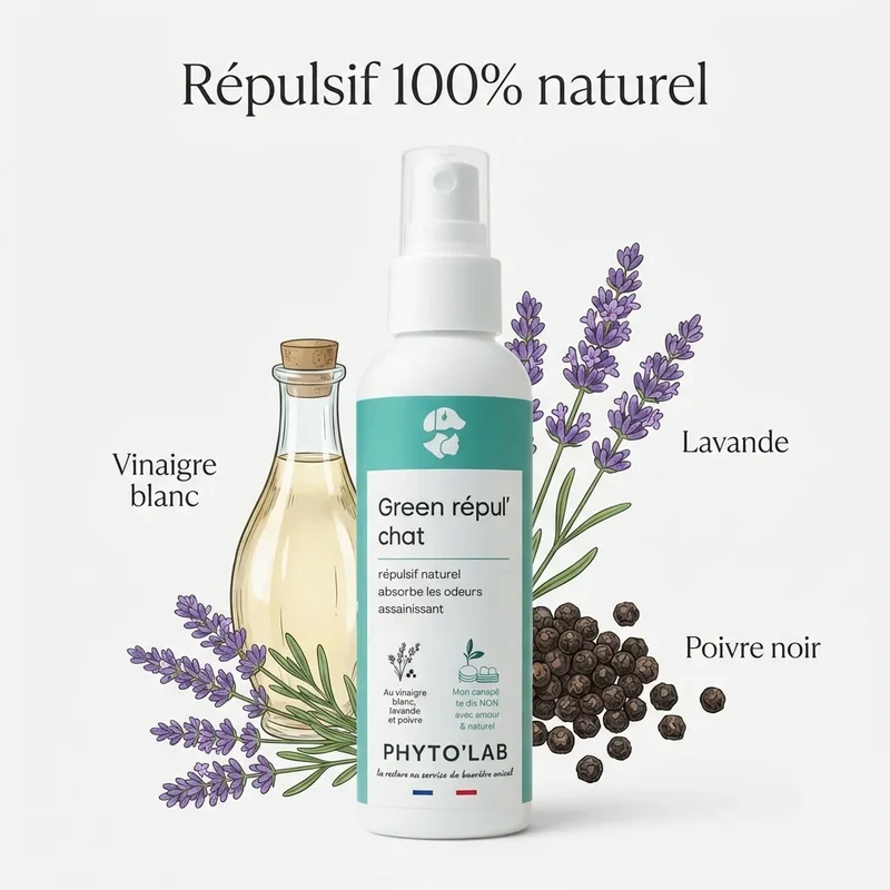 Green Repul' - Répulsif Naturel Chats - 250ml - Phyto'Lab