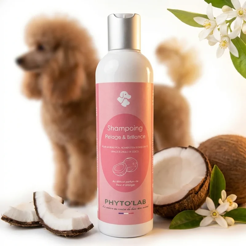 Shampoing Chien et Chat - Pelage et Brillance - 250ml - Phyto'lab