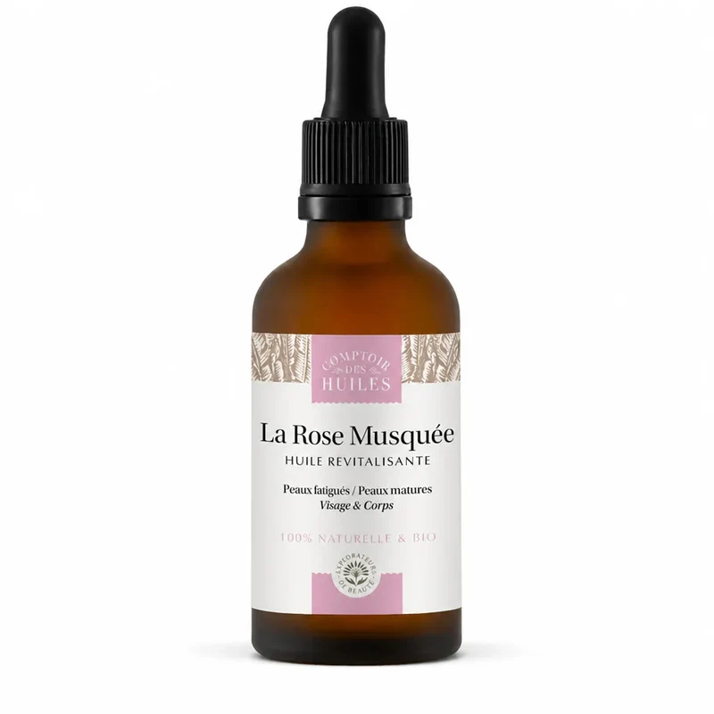 Huile de Rose Musquée Bio - Revitalisante - 50ml - Comptoir des huiles