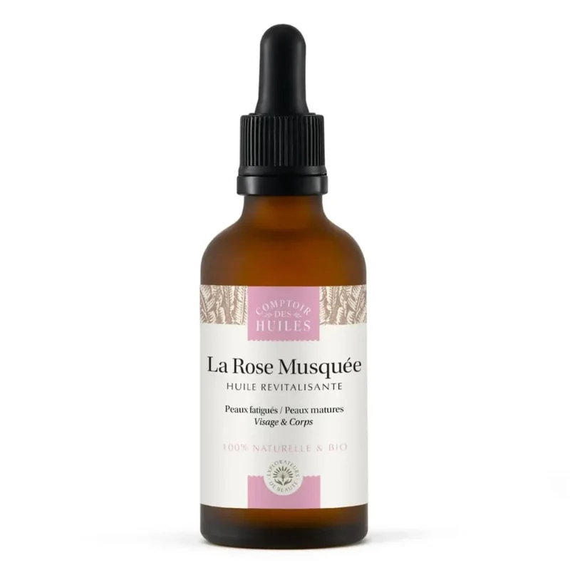 Huile de Rose Musquée Bio - Revitalisante - 50ml - Comptoir des huiles