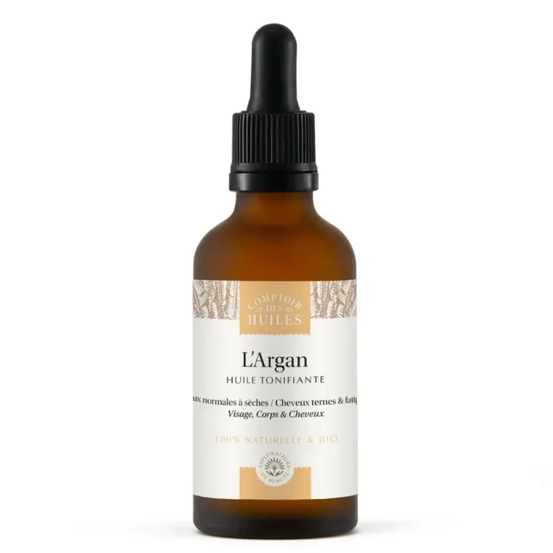 Huile d'Argan Bio - Tonifiante - 50ml - Comptoir des huiles