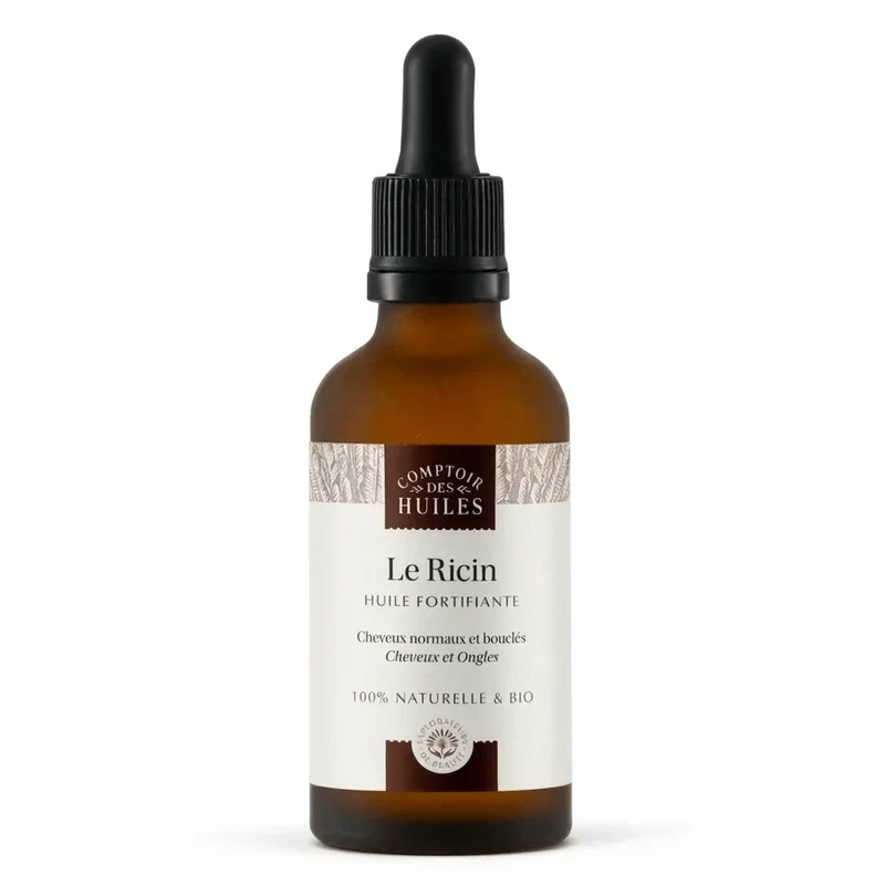 Huile de Ricin Bio - Fortifiante - 50ml - Comptoir des huiles