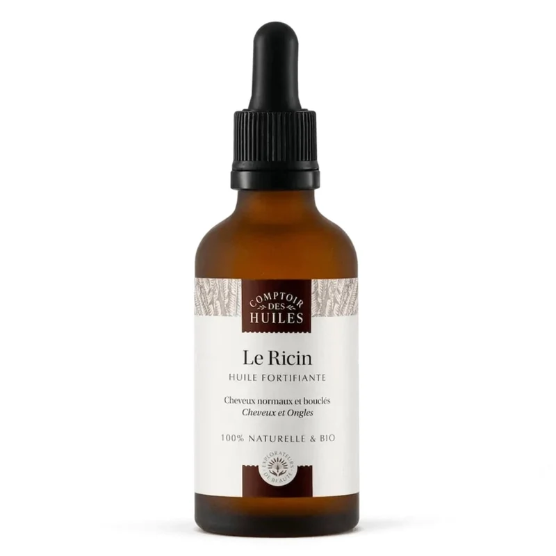Huile de Ricin Bio - Fortifiante - 50ml - Comptoir des huiles