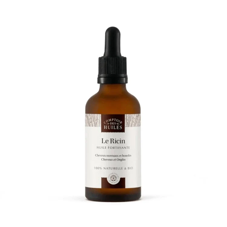 Huile de Ricin Bio - Fortifiante - 50ml - Comptoir des huiles