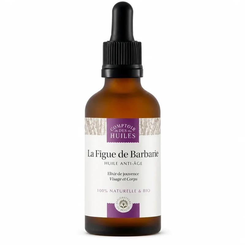 Huile de Pépins de Figue de Barbarie Bio - Anti-âge 30ml - Comptoir des huiles