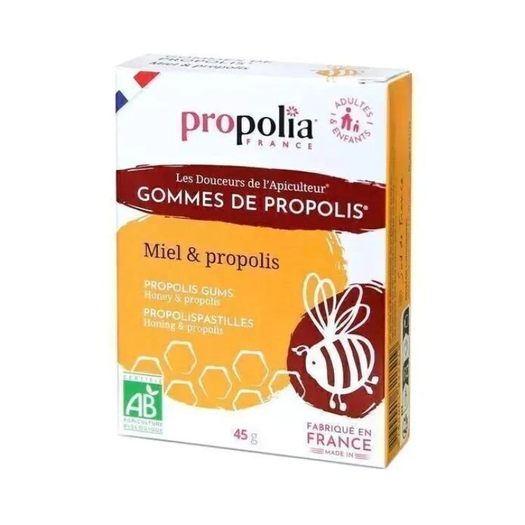 Gommes de Propolis - Miel et Propolis - Propolia - 45g