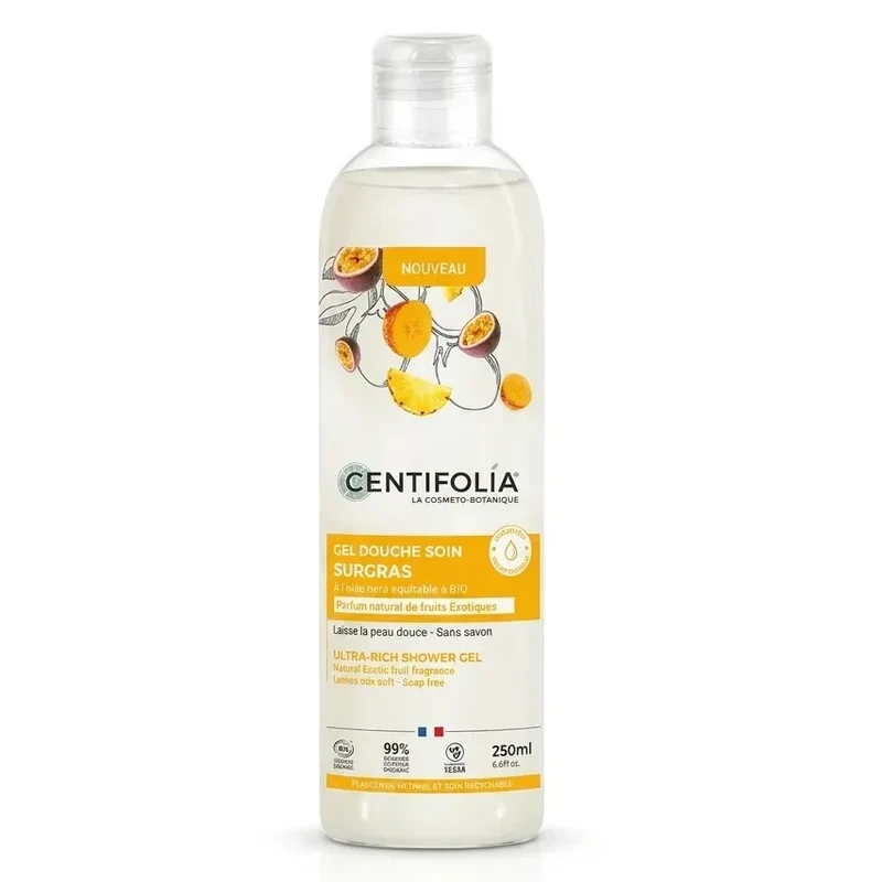 Gel douche soin Fruits exotiques - 250ml - Centifolia