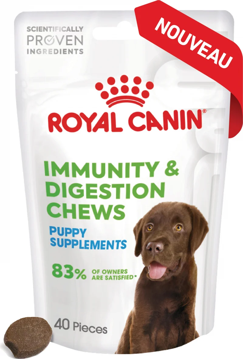 Aliment complémentaire Puppy Immunity & Digestion Chews chiot