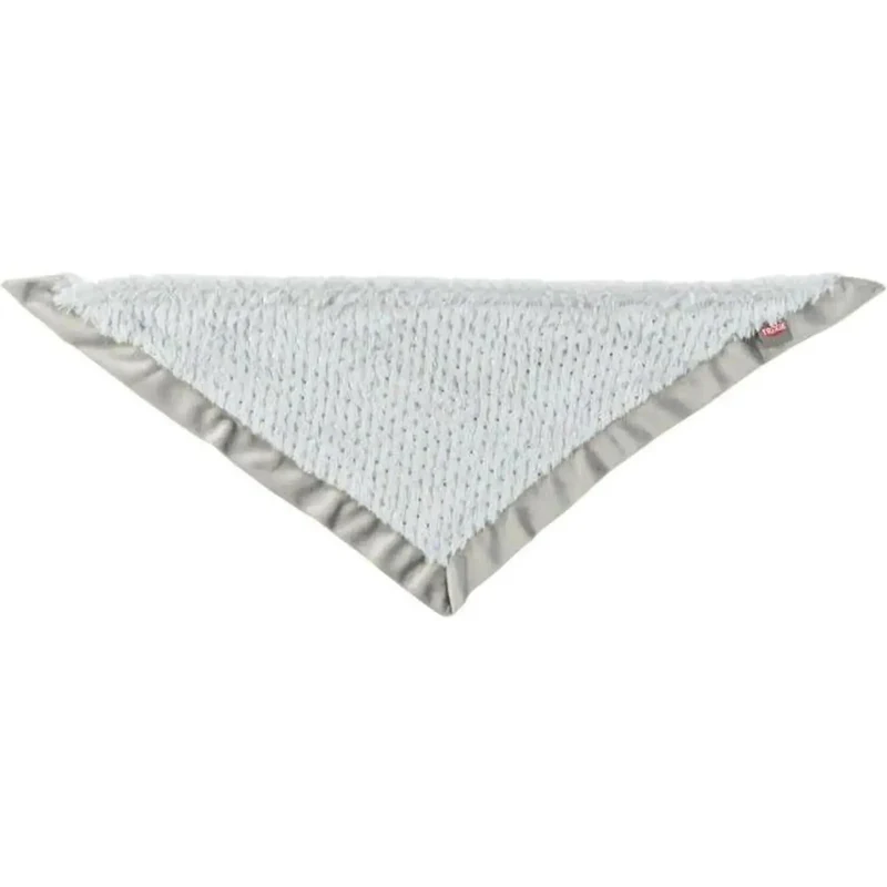 Foulard de Noël en Peluche – 55 cm (Gris)