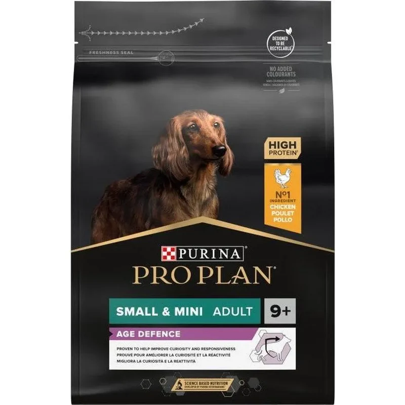 PRO PLAN SMALL & MINI ADULT 9+ Riche en Poulet de Haute Qualité